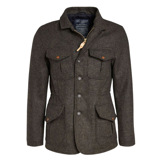 Heren Jas Manifattura Ceccarelli Alligator (7028-QR) Bruin