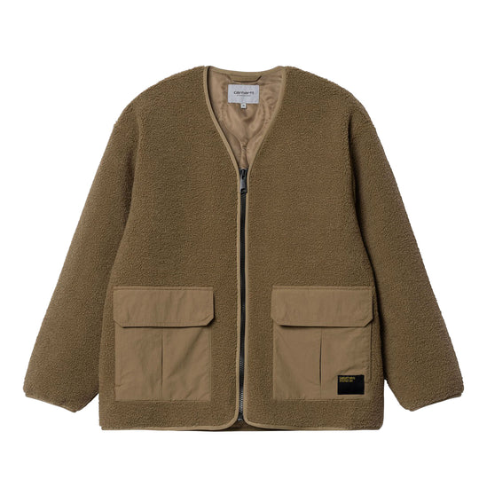 Felpa Uomo Carhartt WIP Devin Liner Marrone