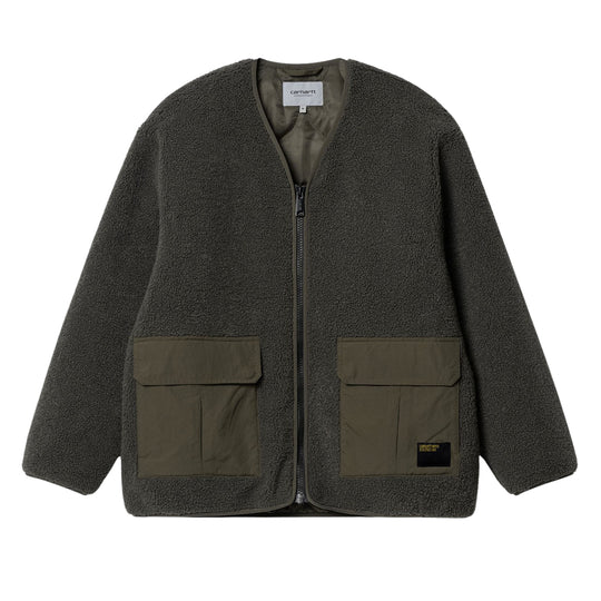 Felpa Uomo Carhartt WIP Devin Liner Verde