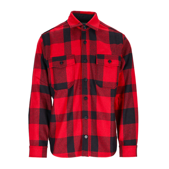 Camicia Uomo Chesapeake's Maine Check Rosso / Nero