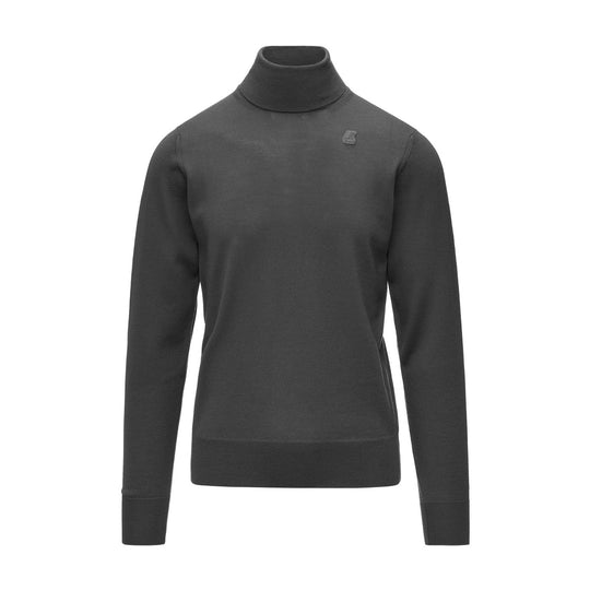 Maglione Uomo K-Way Henry Merino Grigio Scuro