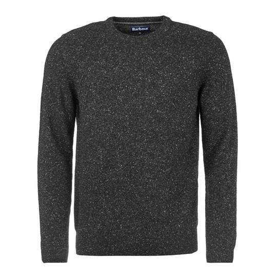 Maglione Barbour Essential Tisbury Nero Melange