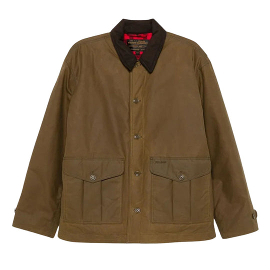 Giubbino Uomo Filson Waxed Barn Coat Marrone