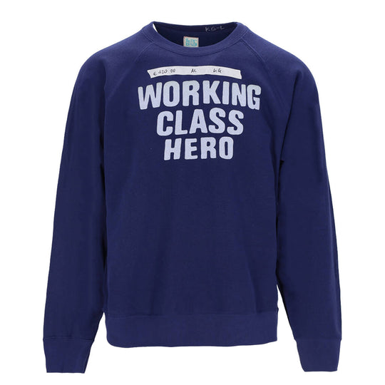 Felpa Uomo Mr. Hot Dog 'Working Class Hero' Blu