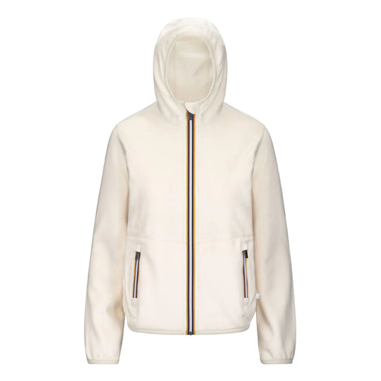Pile Donna K-Way Reversibile Lily Velour Polar Bianco