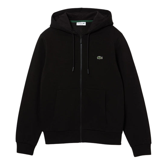 Felpa Uomo Lacoste Jogger Full Zip Nero