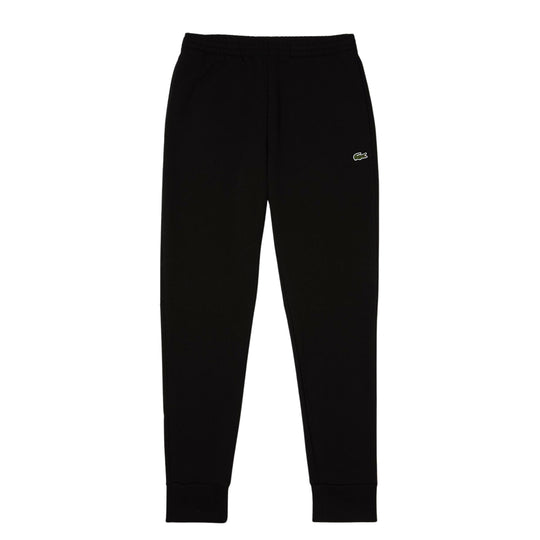 Pantaloni Uomo Lacoste Felpa Cotone Organico Nero