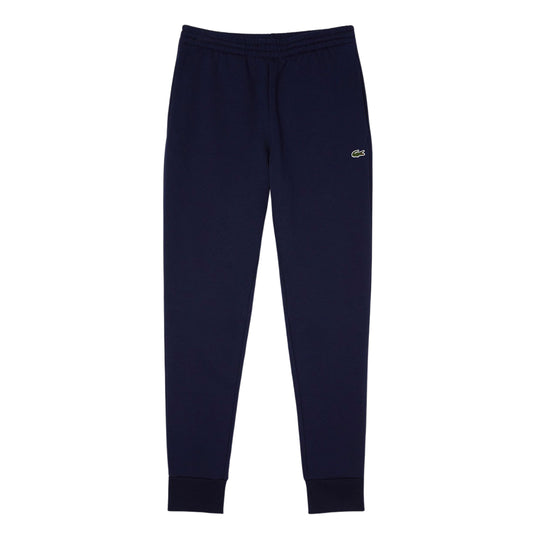 Pantaloni Uomo Lacoste Felpa Cotone Organico Blu