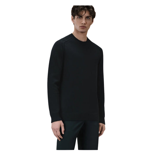 Maglia Uomo RRD Cotton Plain Round Blu Scuro