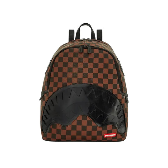 SPRAYGROUND Zaino SHARK IN PARIS SIP CLEAR - Marrone/Multicolor