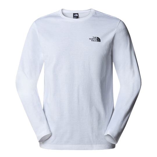 T-shirt Uomo The North Face L/S Simple Dome Bianco
