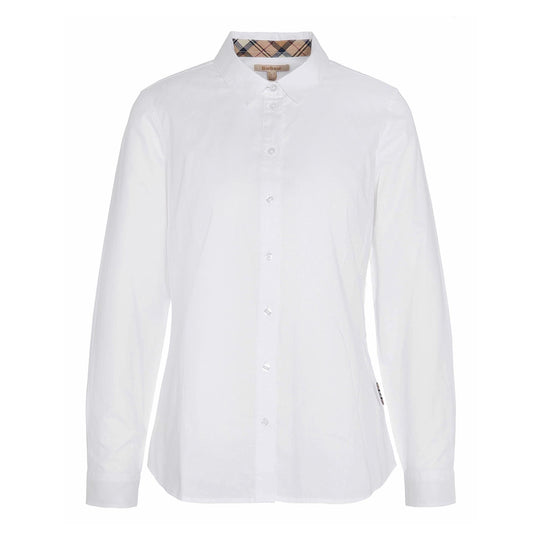 Camicia Donna Barbour Derwent Bianco