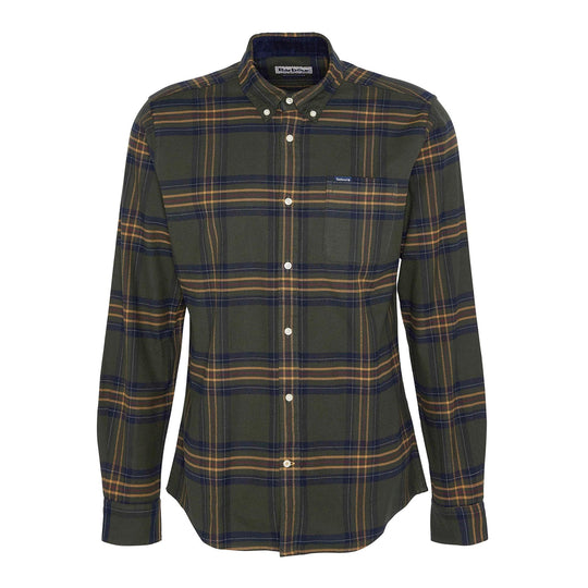 Camicia Uomo Barbour Portdown Sartoriale Verde Multicolor