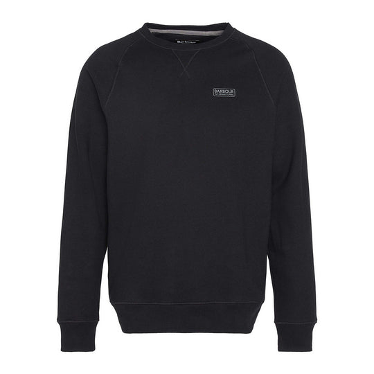 Maglia Uomo Barbour International Essential Crew Overlayers Nero
