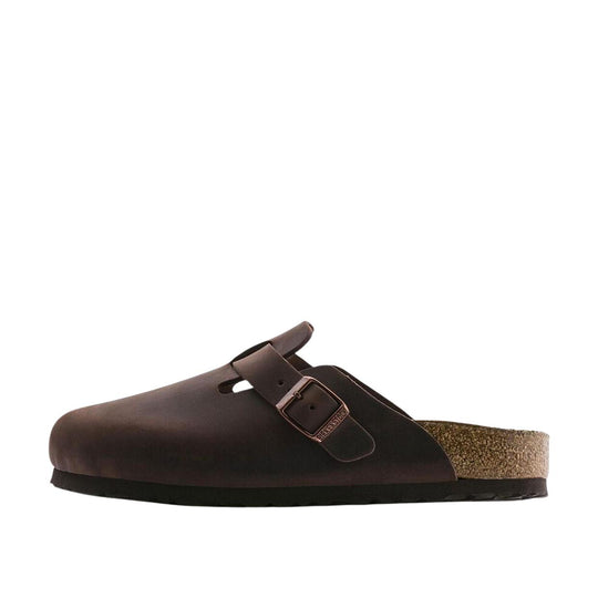 Unisex klompen Birkenstock Boston Zacht voetbed Bruin