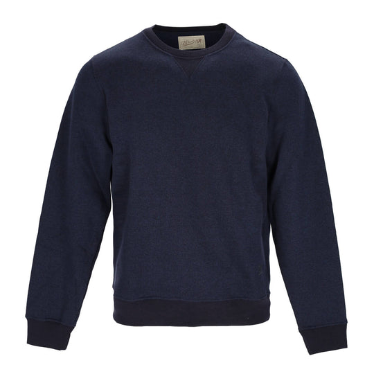 Felpa Uomo Bl'ker Girocollo Vermont Blu Melange