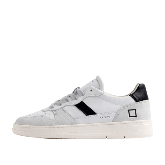 Scarpe Uomo D.A.T.E. Court 2.0 Basic Bianco/Nero