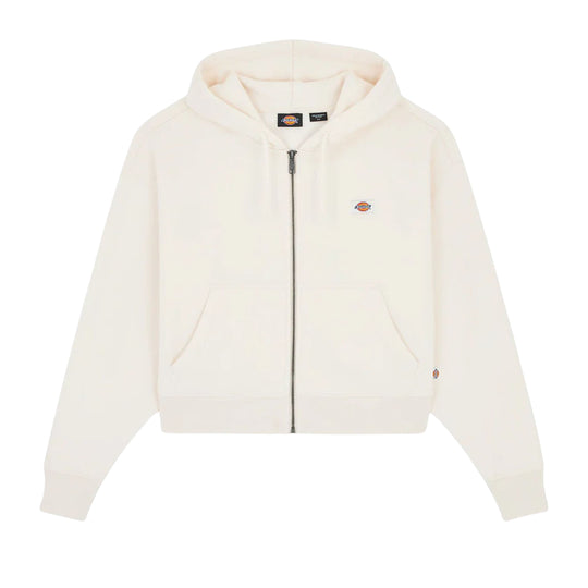 Felpa Donna Dickies Oakport Zip HD Panna