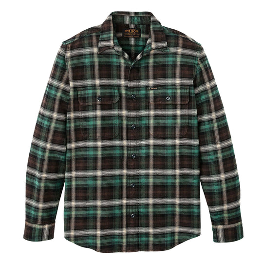 Camicia Uomo Filson Vintage Flannel Work Shirt Verde Multicolor
