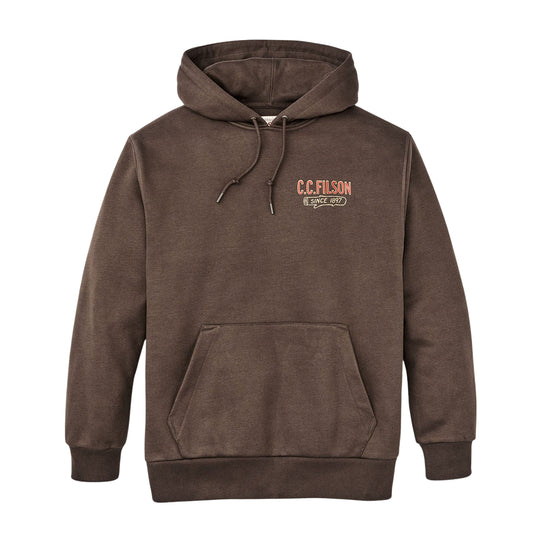 Felpa Uomo Filson Prospector Graphic Marrone
