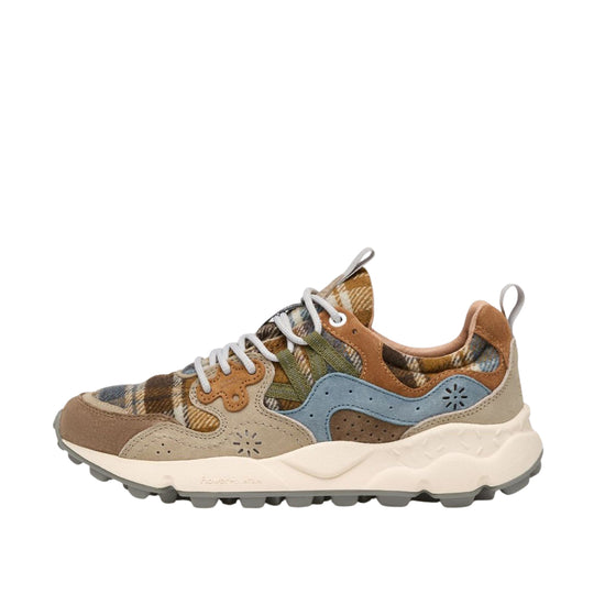 Sneakers Donna Flower Mountain Yamano 3 Tartan