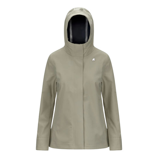 Giubbino Donna K-Way Madalina Bonded Grigio / Blu