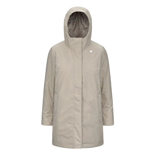Giubbino Donna K-Way Sohie Soft Touch Marmotta Beige