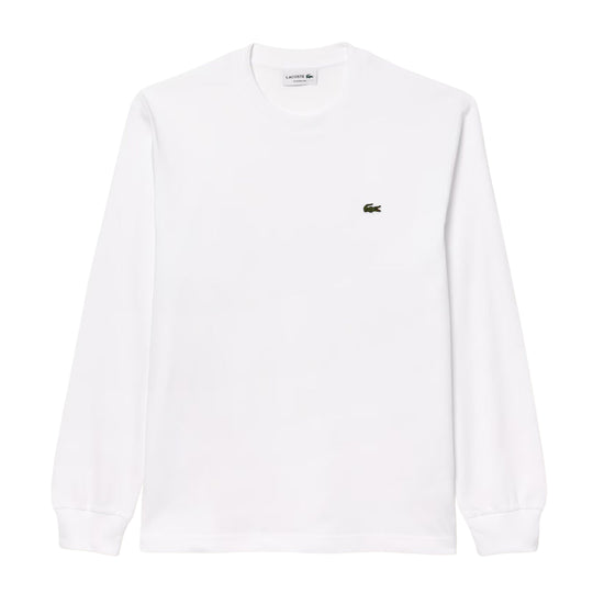 T-shirt Uomo Lacoste Maniche Lunghe Bianco
