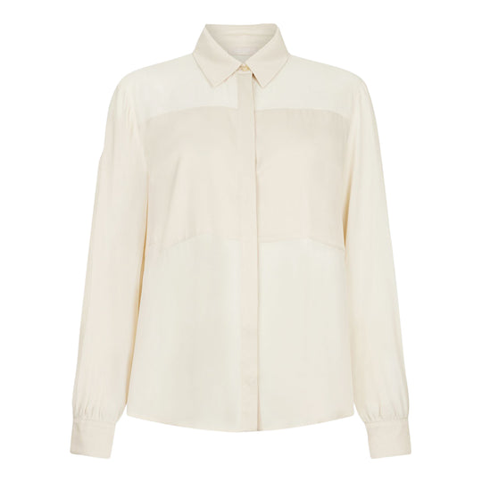 Camicia Donna LIU-JO Effetto Raso Burro