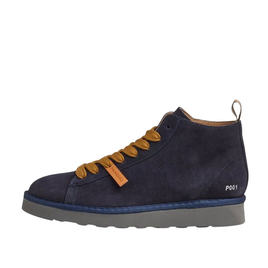 Polacchine Uomo Panchic P001 Blu/Senape