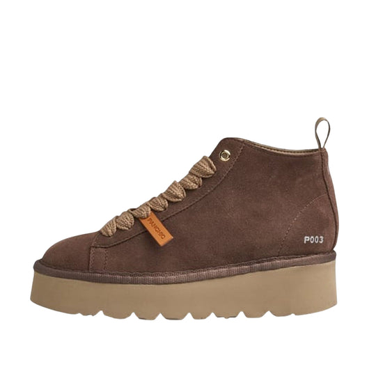 Polacchine Donna Panchic Platform P003 Marrone/Beige