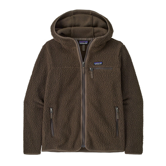 Felpa Donna Patagonia Retro File Fleece Marrone