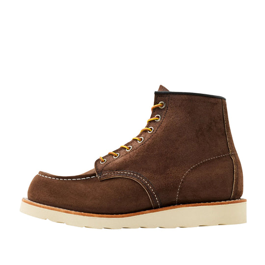 Herren Stiefeletten Red Wing Classic Moc Wildleder Schokolade
