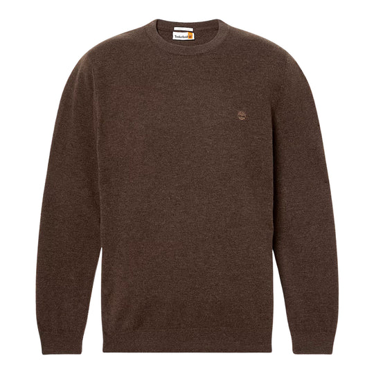 Maglione Uomo Timberland Logo Marrone