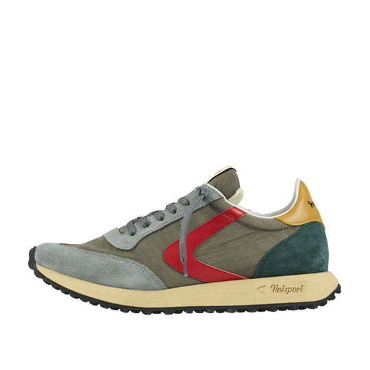 Sneakers Uomo Valsport Start Nylon Vintage Grigio / Rosso