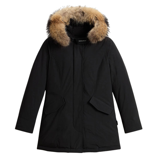 Giubbino Donna Woolrich Arctic Parka Pelliccia Removibile Nero