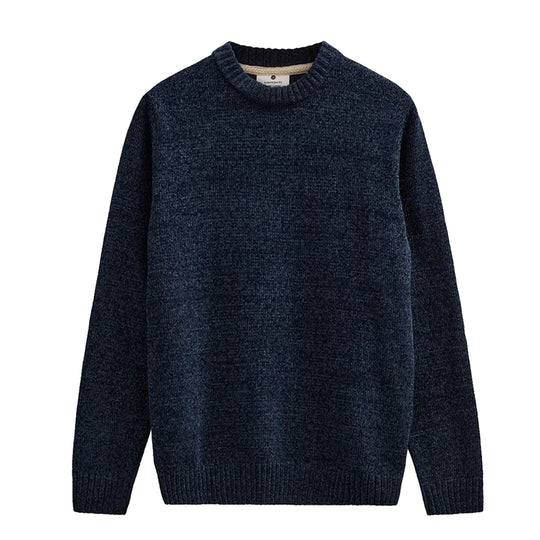 ANERKJENDT Maglione Uomo AKSUNE CHENILLE KNIT - Blu