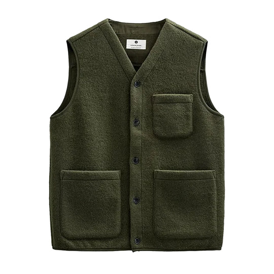 ANERKJENDT Gilet Uomo AKSIGURD - Verde