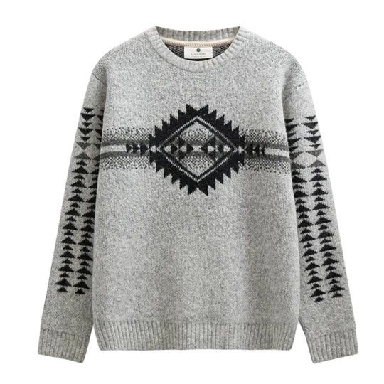 ANERKJENDT Maglione Uomo AKSINUS - Grigio/Nero