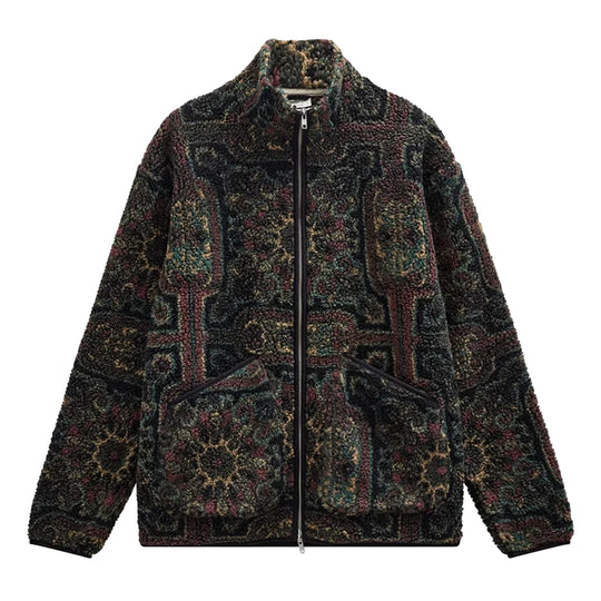 ANERKJENDT Cardigan Uomo in Pile AKTONI JACQ - Multicolor