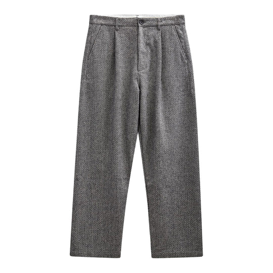 ANERKJENDT Pantaloni Uomo AKJAKOB - Gigio/Nero