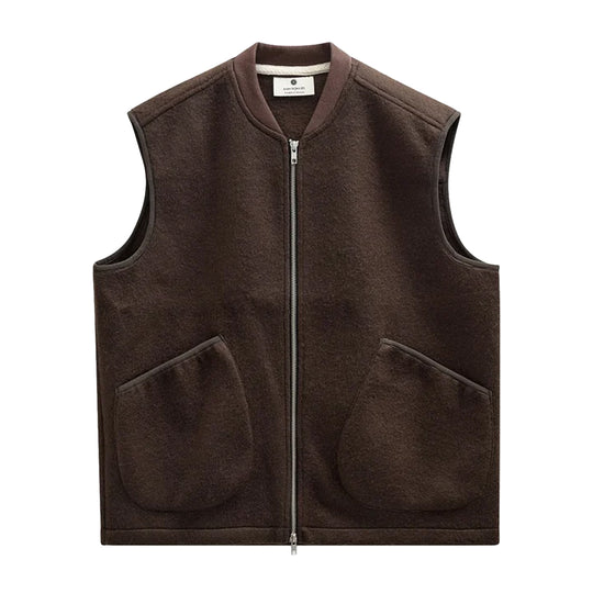 ANERKJENDT Gilet Uomo AKROBIN - Marrone