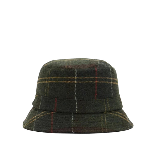 BARBOUR Cappello Donna Sportivo HEIDI TARTAN - Verde/Blu