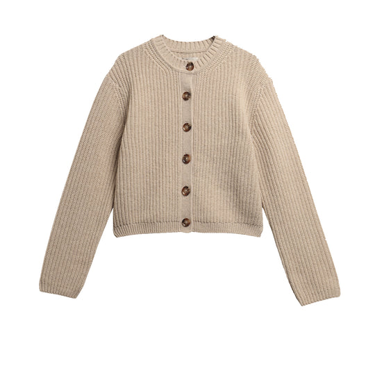 BARBOUR Cardigan Donna ADALYN - Beige