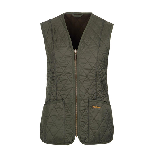 Gilet Donna BARBOUR Fleece Betty Liner Verde Oliva