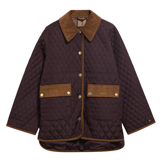 BARBOUR Giubbino Donna Trapuntato WHICKHAM - Bordeaux