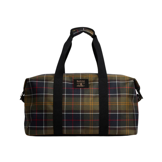 BAROUR Borsa UomoTorridon Carry-All in tartan - Verde/multicolor