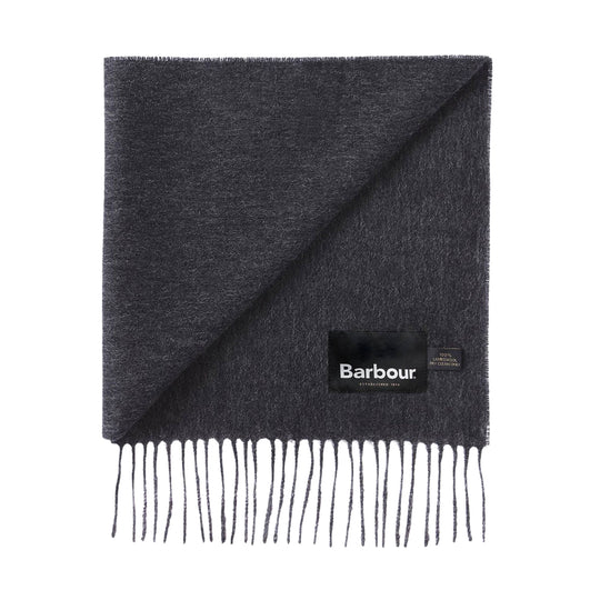 BARBOUR Sciarpa Uomo PLAIN LAMBS- Grigio Antracite