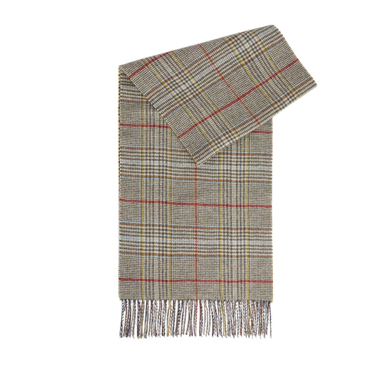 BARBOUR Sciarpa Uomo Reversibile MACKLOW - Beige/Multicolor