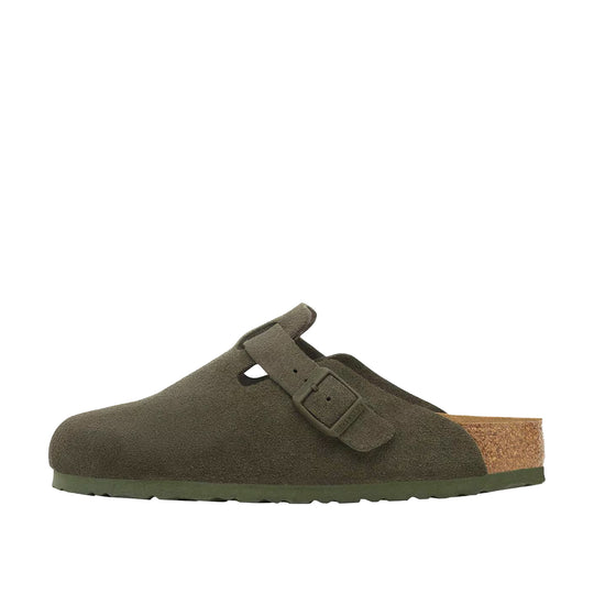 BIRKENSTOCK Sabot BOSTON CLASSIC SUEDE - Thyme